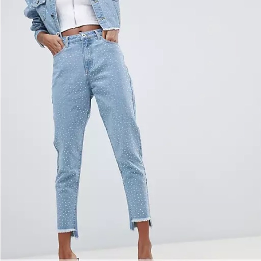 Rhinestone jeans - ASOS EXCLUSIVE